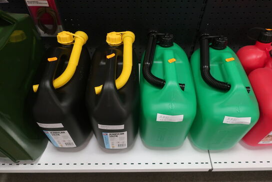 4 stk. brændstofsdunke 