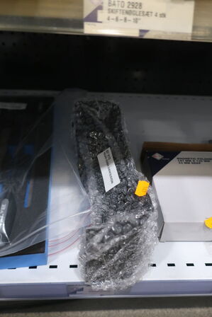 File, magnetisk bakke til lift m.v. 