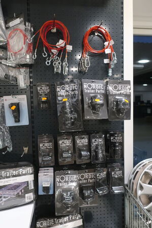 Udstyr til trailere m.v. 