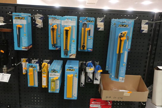 Knive samt knivblade