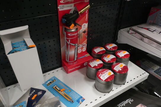 Gas samt gasbrænder