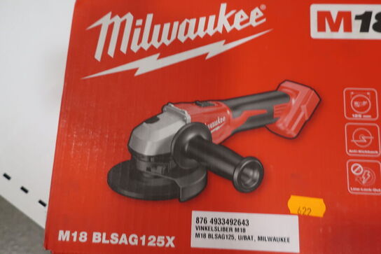 Vinkelsliber MILWAUKEE M18 BLSAG125X