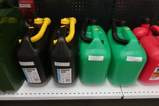 4 stk. brændstofsdunke 