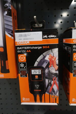 Batterilader OSRAM 6V/12V