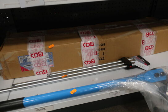 Brækstang, forlængetoppe samt aftrækker 