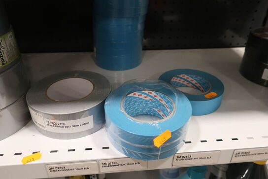 Diverse afdækningstape m.v. 
