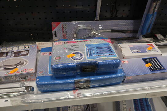 Tænger, slagtoppe, aftrækkere m.v. 