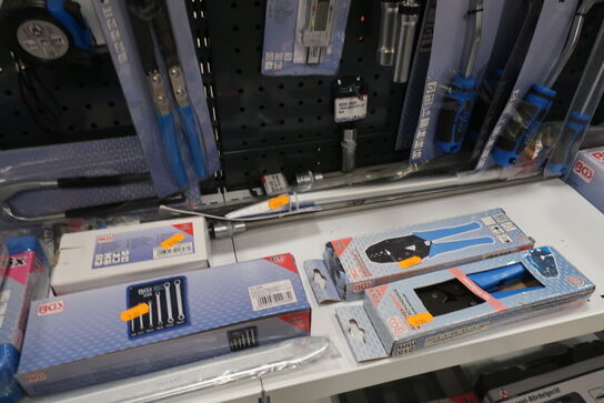 Tænger, slagtoppe, aftrækkere m.v. 