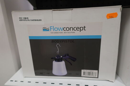 Sprøjte, oliesuger samt bremseudlufter