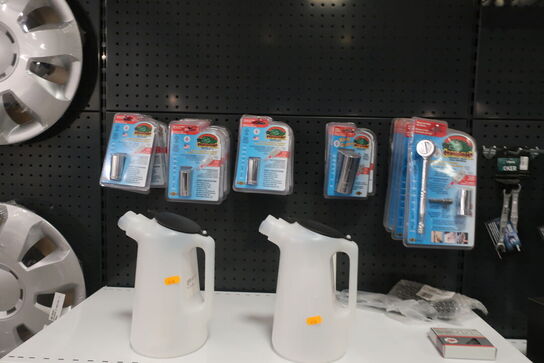 Diverse hjulkapsler samt kander 