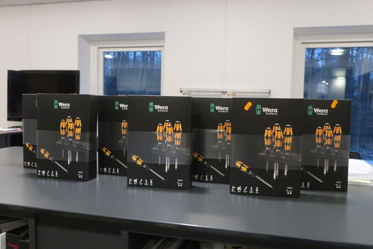 7 sæt skruetrækkere WERA