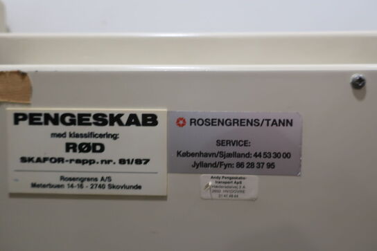 Sikringsskab ROSENGRENS 