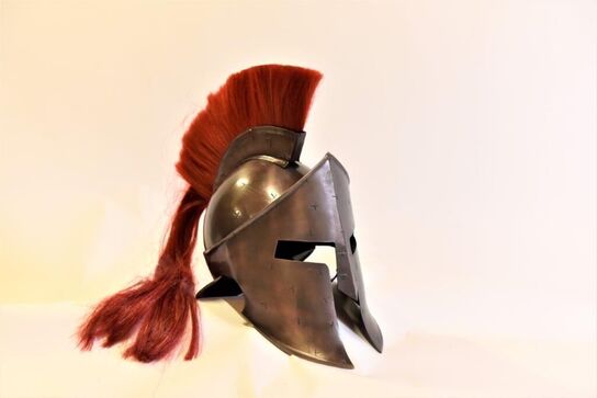 Krigshjelm, Romersk - Spartansk Kong Legionidas - RAH-016 - passer alm. Hovedstørrelse - håndlavet