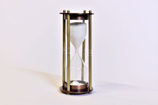 Nautisk Sandur i messing 