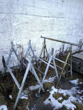 3 stk. stilladsbukke