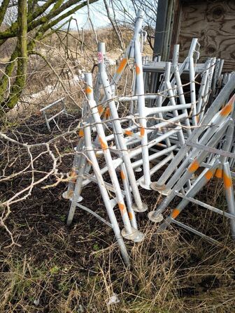 13 stk. stilladsbukke JUMBO