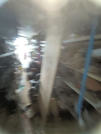 40 fods container med stiger, varelager, div. Værktøj m.m.