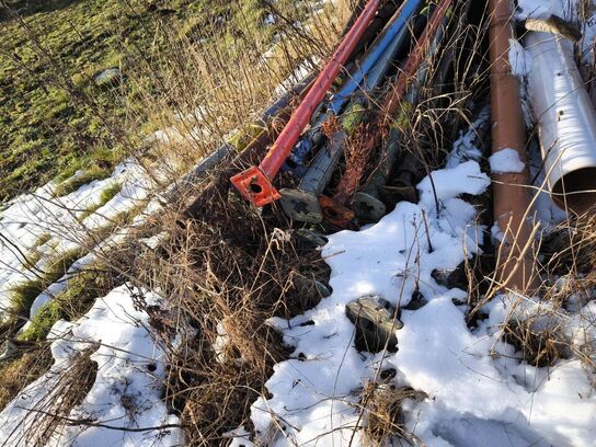 Div. Rør samt forskallingsstøtter