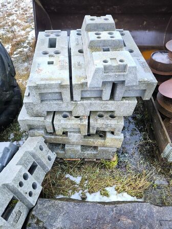 Div. Fødder til byggepladshegn