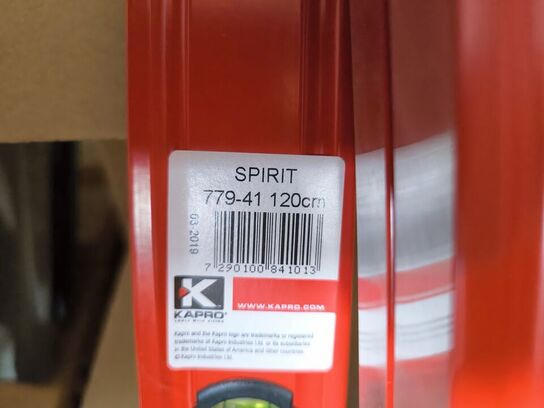 2 stk. vaterpas KAPRO 779 SPIRIT 120 cm (ubrugt)