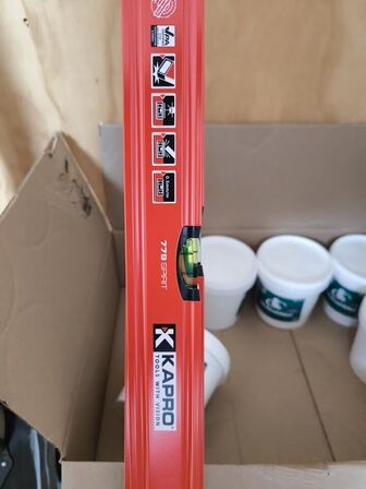 2 stk. vaterpas KAPRO 779 SPIRIT 120 cm (ubrugt)