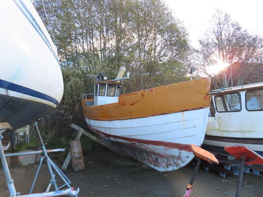 23 fod fiskefartøj, BLOMQUIST, glasfiber