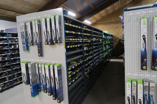 9 fag dobbeltsidet lagerreoler uden indhold