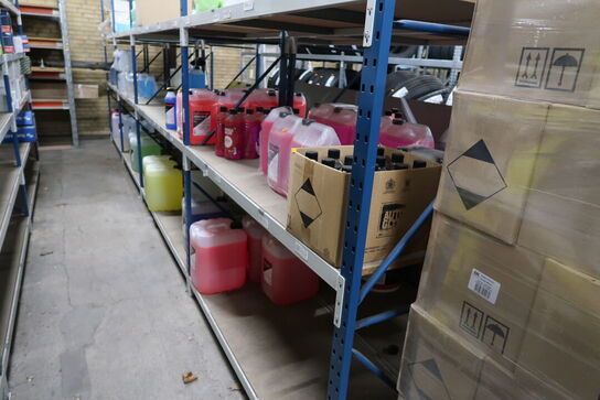 8 stk. lagerreoler uden indhold