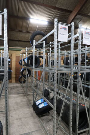 8 fag dækreoler uden indhold