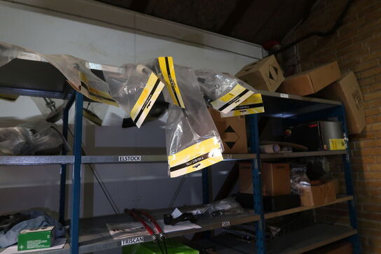 3 fag lagerreoler med div. Reservedele (endoskop medfølger ikke)