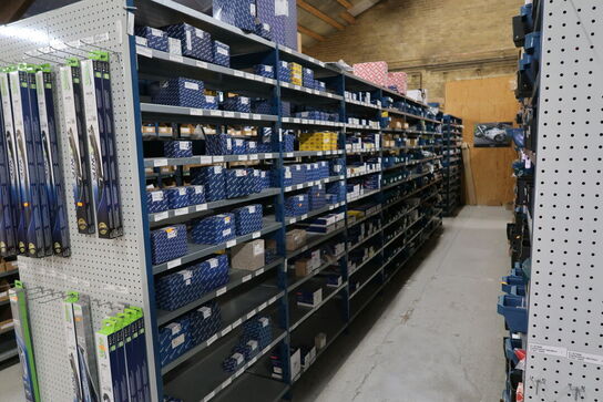 9 fag dobbeltsidet lagerreoler uden indhold