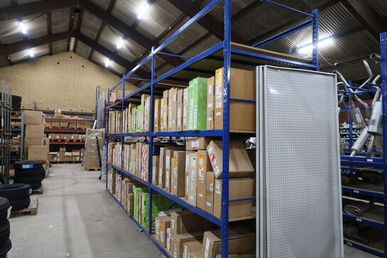 3 fag lagerreol uden indhold