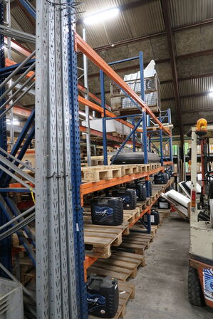 3 fag pallereoler uden indhold