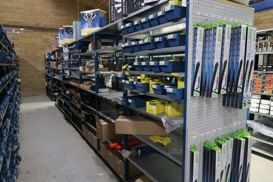 9 fag dobbeltsidet lagerreoler uden indhold