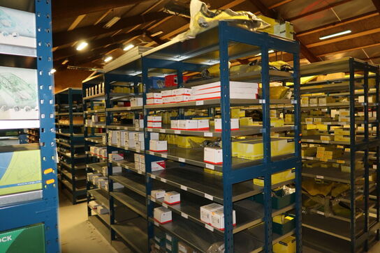 3 fag dobbeltsidet lagerreoler uden indhold