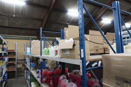 8 stk. lagerreoler uden indhold