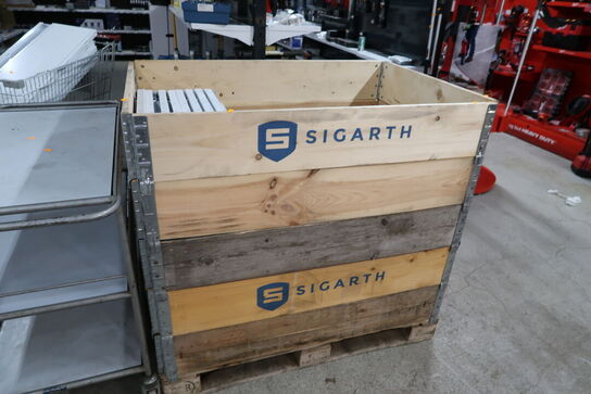 Palle med div. Hylder til lagerreoler