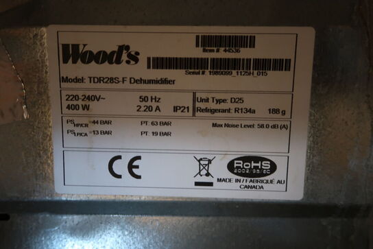 Affugter WOOD'S TDR28S-F