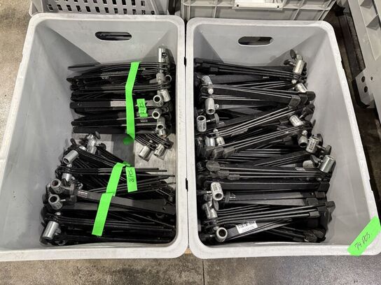 Messelamper 116 stk. i kasser med tilbehør