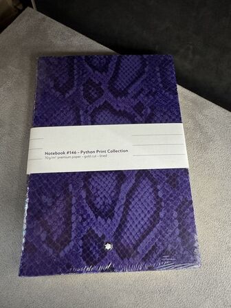 3 stk. Notebook MONTBLANC PYTHON PRINT, LINED