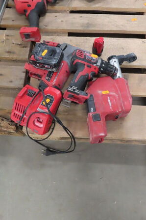 3 stk. Akku-værktøj MILWAUKEE