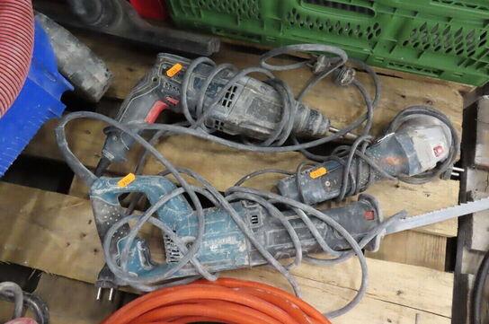 3 stk. El-værktøj BOSCH & MAKITA