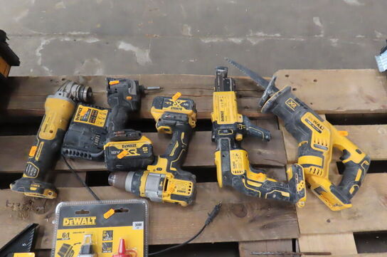 5 stk. Akku-værktøj DEWALT