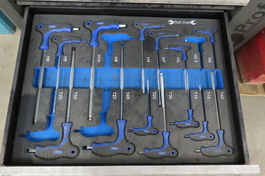 Redskabsbord med skuffer