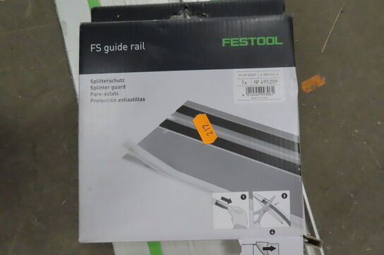 Skæreskinne samt overfladebeskytter FESTOOL