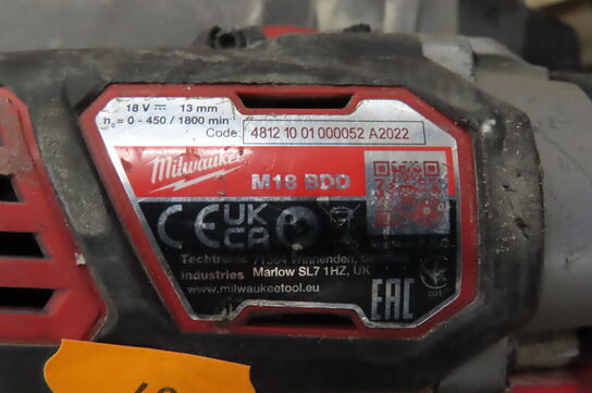 3 stk. Akku-værktøj MILWAUKEE