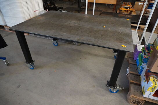 Pallebord i jern 120x80xH60cm