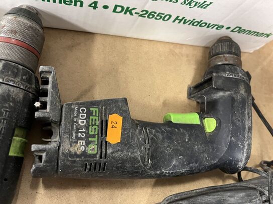 2 Akku boremaskiner  FESTOOL CDD 12