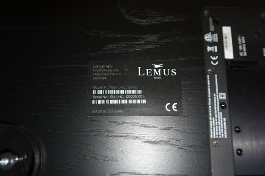 Soundbar/Lydmøbel LEMUS Home Classic 1200 Black Ash