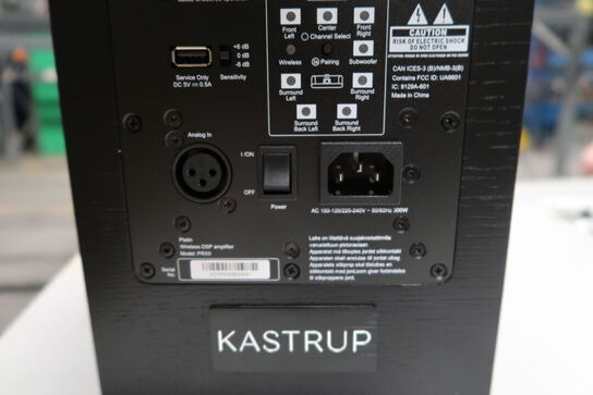 1 sæt højttalere KASTRUP Sora 800 Black Oak